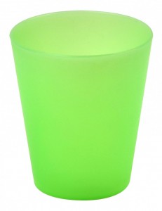 Pahar 200 ml 7.5 x 5 x 8.5 cm plastic verde